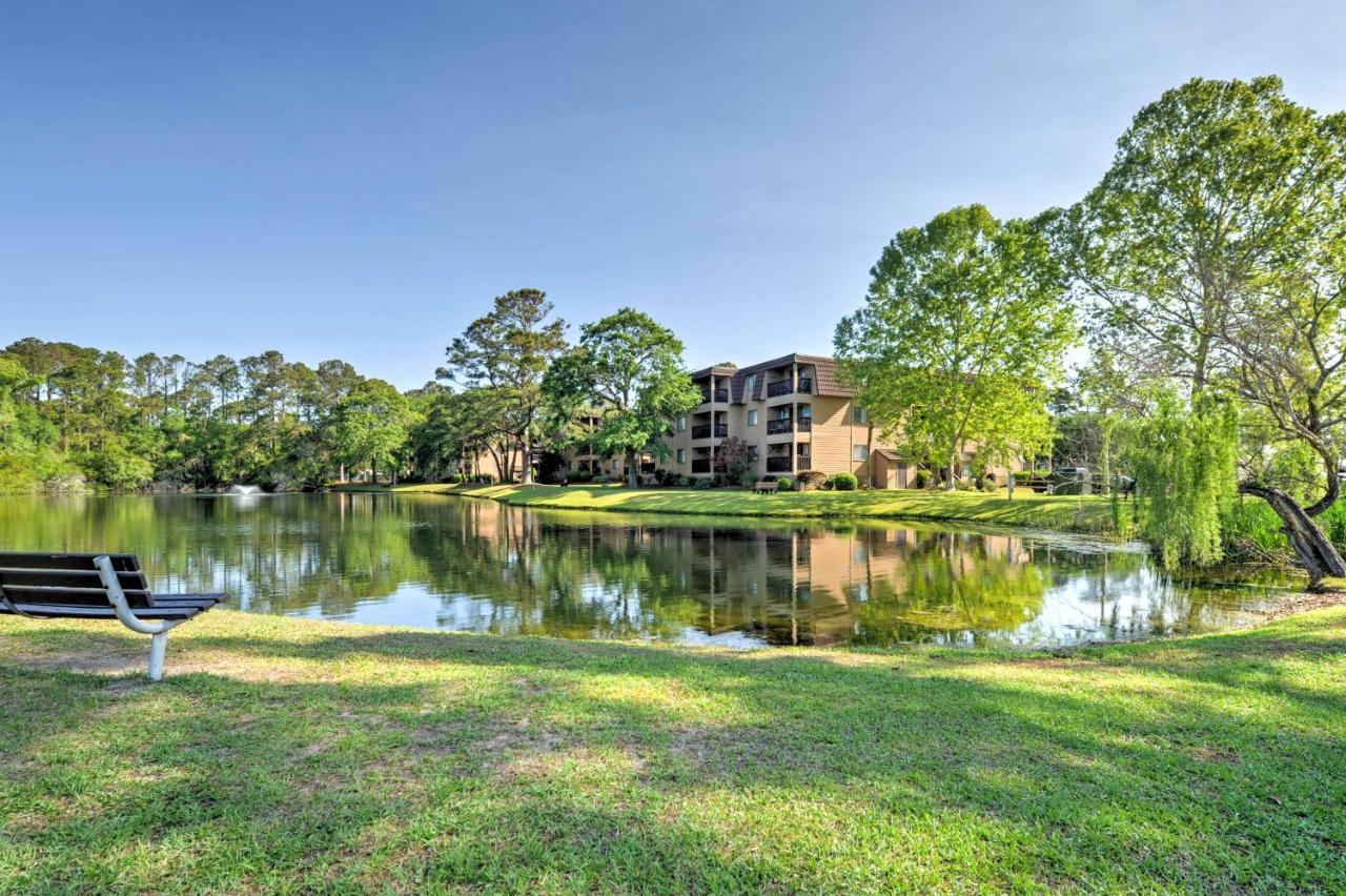 Oceanfront Condo With Beach View, Pool And Tennis! Pulau Hilton Head Luaran gambar